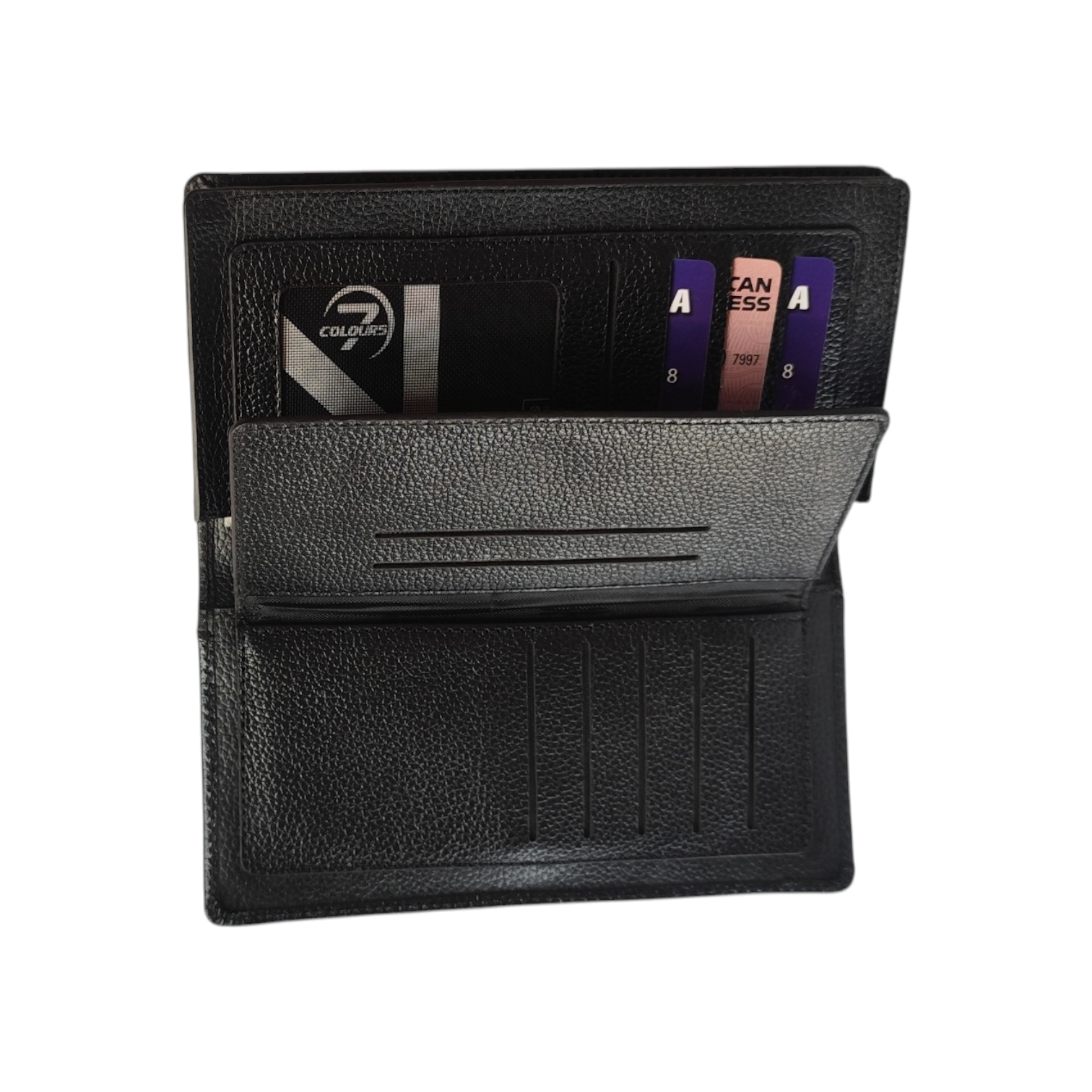 Cow Printed Leather Long Wallet G7L02 | Premium - Image 2