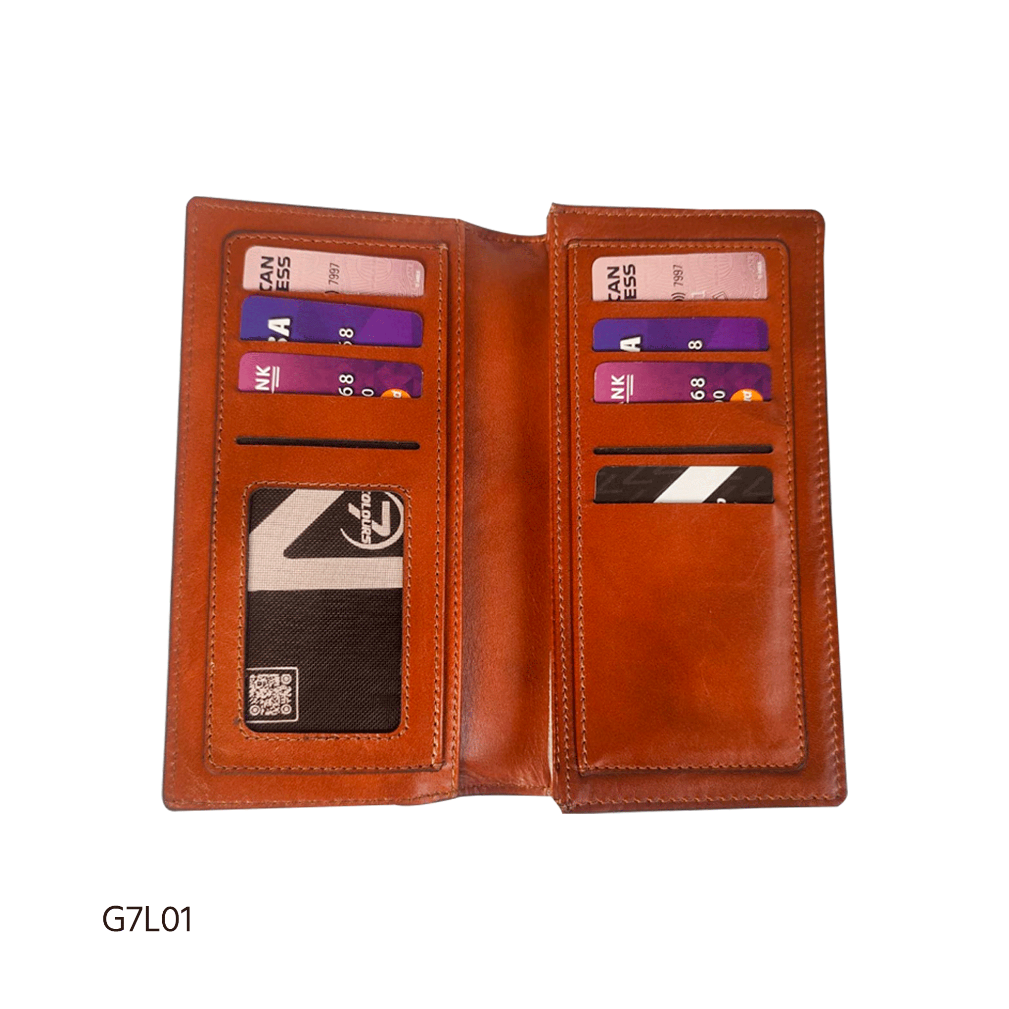 Cow Oil pull up Leather Long Wallet G7L01 | Premium