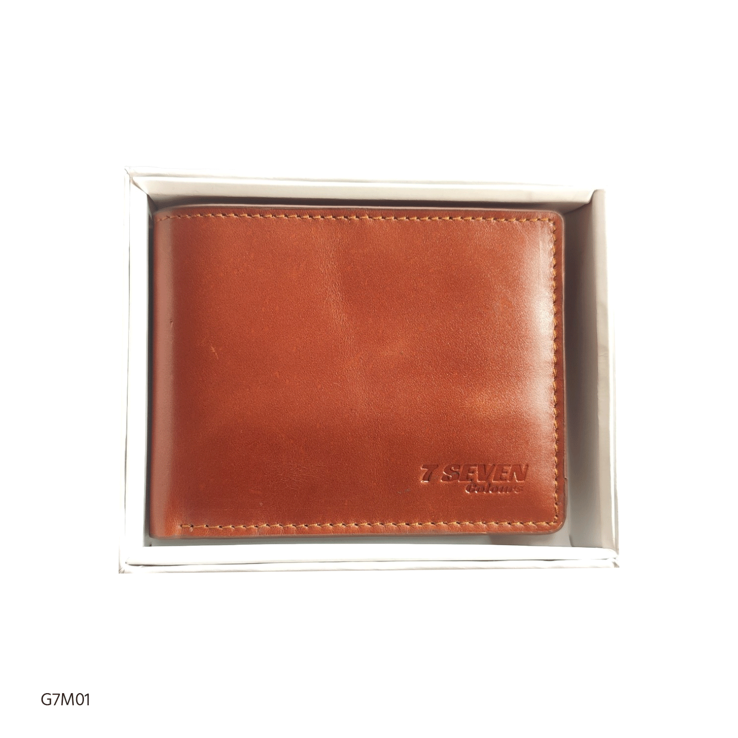Cow Oil pull up Leather Wallet G7M01 Brown