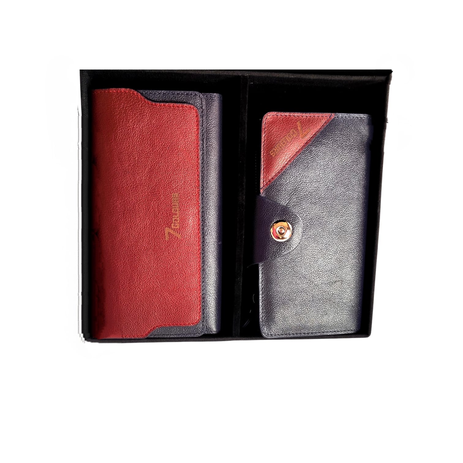 Premium Leather Wallet Couple Set (Long wallet) - Image 3